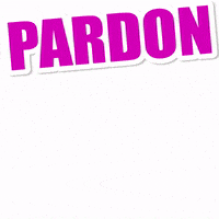 Gif animé pardon lapin